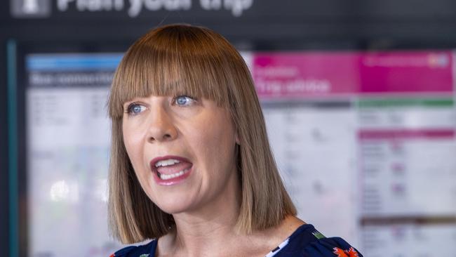 Minister for Transport Jo Haylen has been in a standoff with the union over the pay dispute. Picture: NewsWire / Jeremy Piper