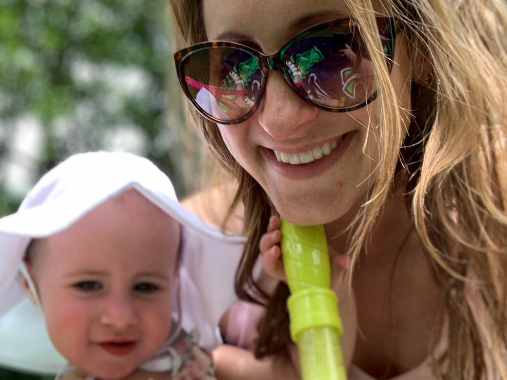 Chloe with her mum Kimberley, whose father has now been charged with the toddler’s death. Picture: Attorney Michael Winkleman