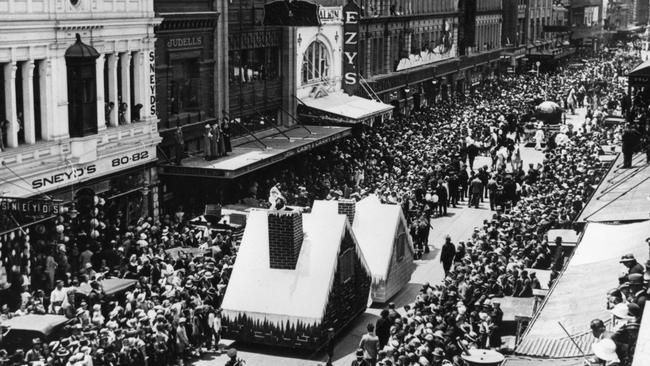 The city's Christmas Pageant back in 1933.<br/>