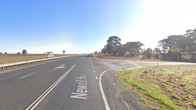 An 83-year-old woman has died in a collision at the intersection of Newell Hwy and Ashburnham Rd near Parkes on Monday. Photo: Google Maps.