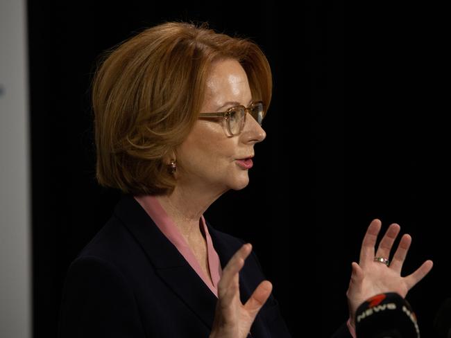 Cummins says he felt an affinity with Julia Gillard. Picture: Brett Hartwig