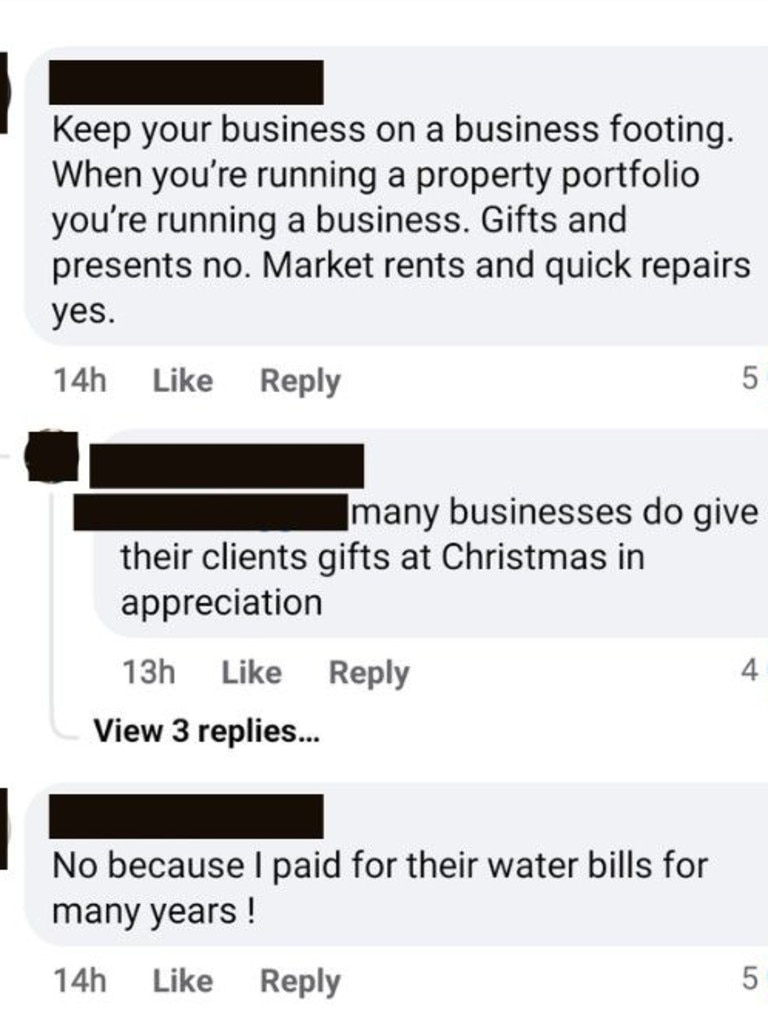 Some landlords see it as a business relationship while others give gifts to their tenants.