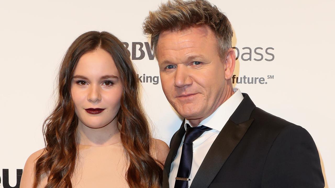 Gordon Ramsay with his daughter, Holly Anna Ramsay. Photo: Frederick M. Brown/Getty Images.