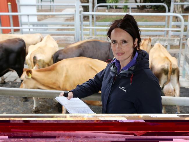 Award-winning dairy farmer Maryke Roux. Picture: Yuri Kouzmin