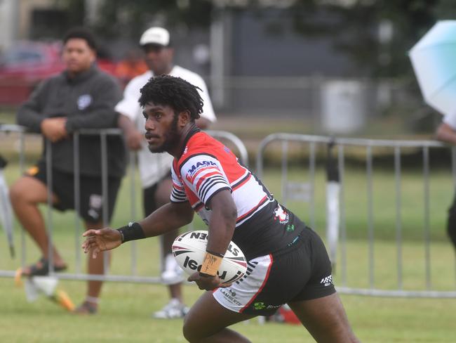 Kirwan State High School hosts St Patrick's College, Mackay, in round 1 of the 2025 Aaron Payne Cup. Picture: Evan Morgan