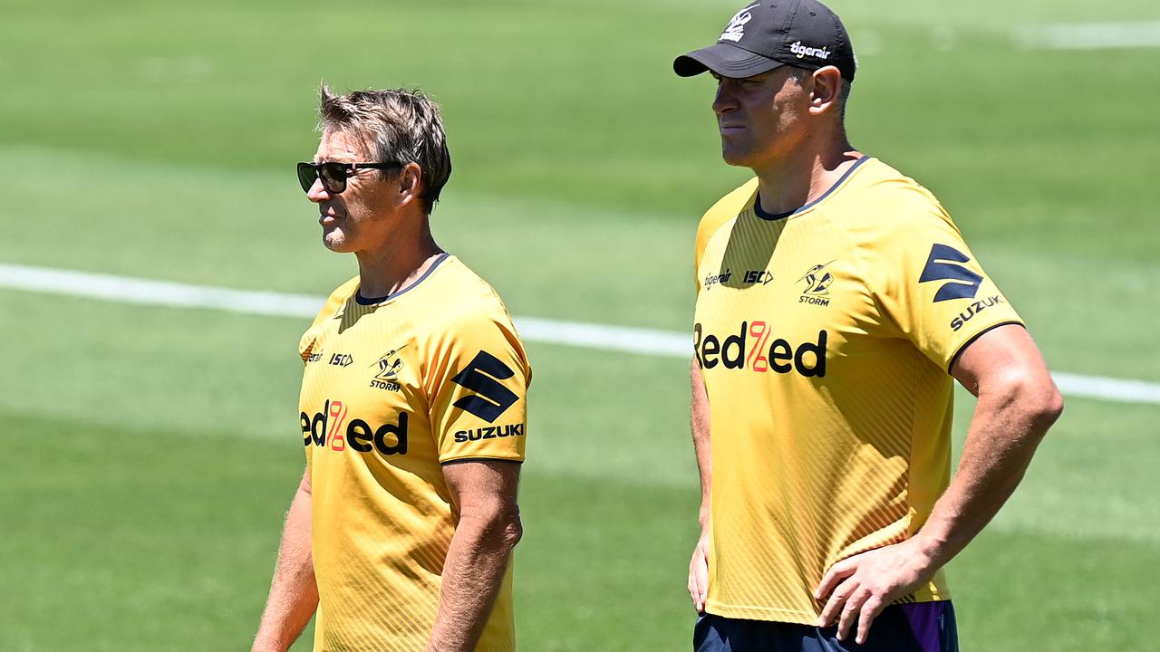 Jason Ryles (right) has reportedly signed on as an assistant coach with the Roosters. (Photo by Bradley Kanaris/Getty Images)