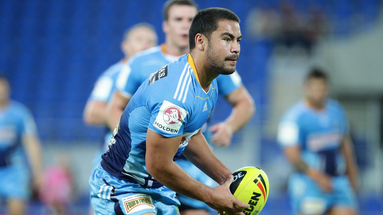 Jahrome Hughes played for the Gold Coast Titans. Pics Adam Head