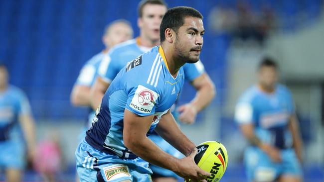 Jahrome Hughes played for the Gold Coast Titans. Pics Adam Head