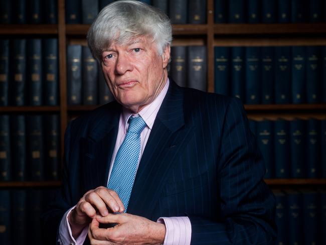 EMBARGO FOR TWAM 28 MARCH 2020 FEE APPLIES Photo by Roger Askew/Shutterstock (4466398d) Human rights barrister Geoffrey Robertson Human rights barrister Geoffrey Robertson QC speaks at the Oxford Union, Oxon, Britain - 25 Feb 2015