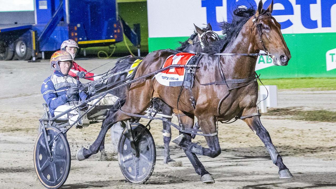 Bay Of Biscay clashes with Some American at Melton on Saturday night. Picture: Stuart McCormick