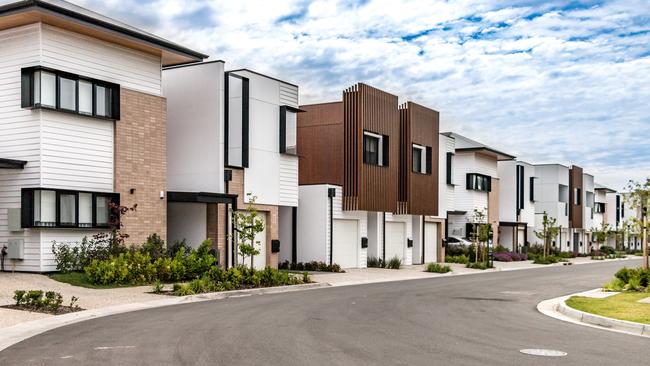 Housing at the West development at West Lakes. Picture: Elissa Holmes