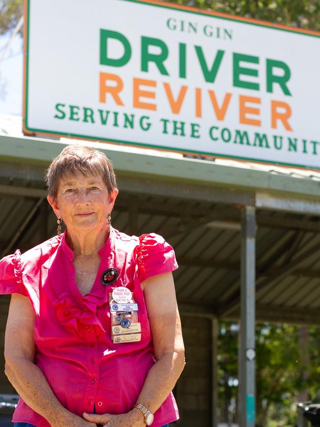 Pamela Rebbeck and the Gin Gin CWA are calling for the state government to keep the Gin Gin Driver Reviver open.