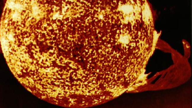 Early years ... Skylab captured this major eruptive prominence in 1973. Picture: Wikipedia