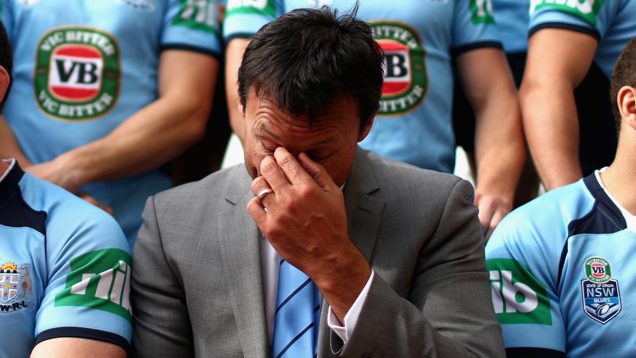 Laurie Daley apologises for his comments regarding the Penrith Panthers. (Photo by Ryan Pierse/Getty Images)