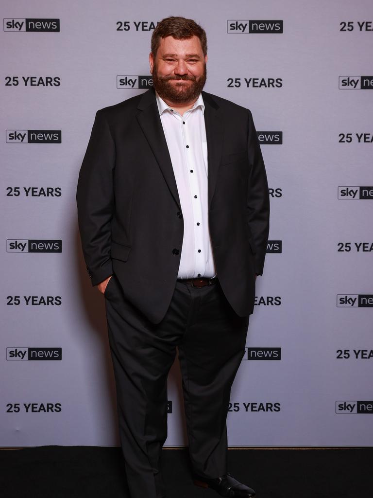 Paul Murray, at the Sky News 25th Anniversary celebration, at Bennelong Restaurant. Picture: Justin Lloyd.