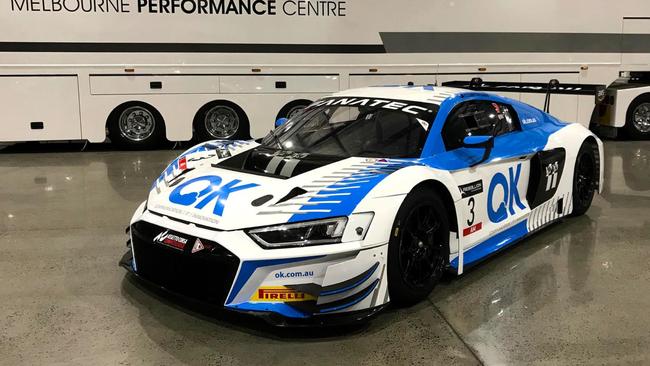 The Audi racing car belonging to Our Kloud owner and CEO Eric Constantinidis.