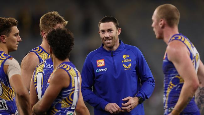 McGovern’s injury kept him from finishing the game on Saturday. (Photo by Paul Kane/Getty Images)