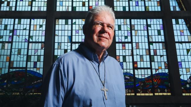 Darwin Catholic Bishop Charles Gauci. Picture Glenn Campbell