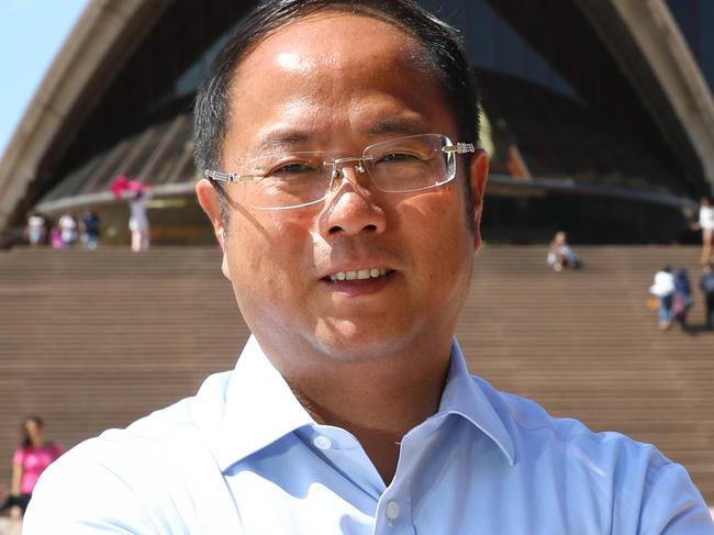 20/12/16  Huang Xiangmo YuHu chairman pictured at the Sydney Opera House. Picture Renee Nowytarger / The Australian