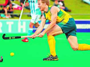 IN THE RUNNING: The Oceania Cup Olympic qualifying event could bring the Kookaburras, including Murwillumbah’s Matthew Butturini, to Lismore in 2015. Picture: Daniel Carsondcimagesorg