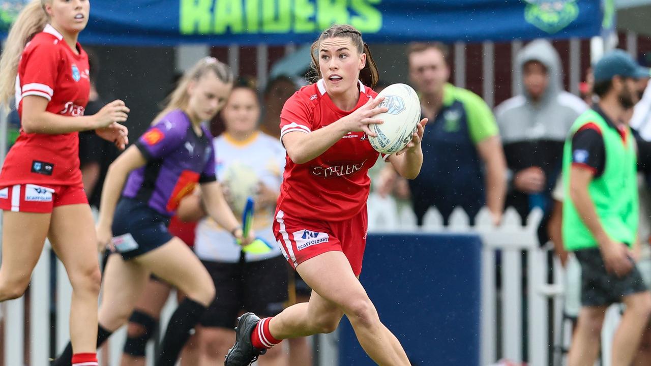 NRLW player Keele Browne is coaching Illawarra’s Schoolgirls Cup side in 2025. Photo: Denis Ivaneza