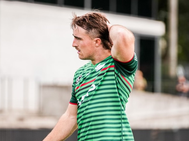 Townsville Blackhawks recruit Harry Quinlan pictured during South Sydney Rabbitohs' 2024 NRL pre-season. Picture: Rabbitohs Media