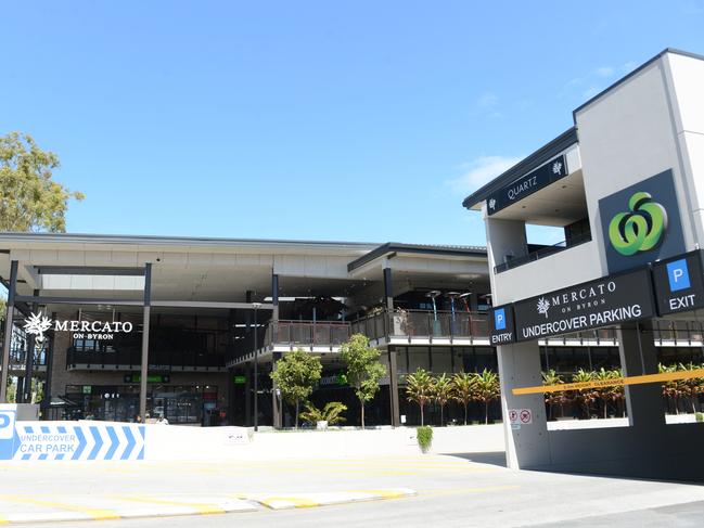 The Mercato shopping centre on Jonson St in Byron Bay.