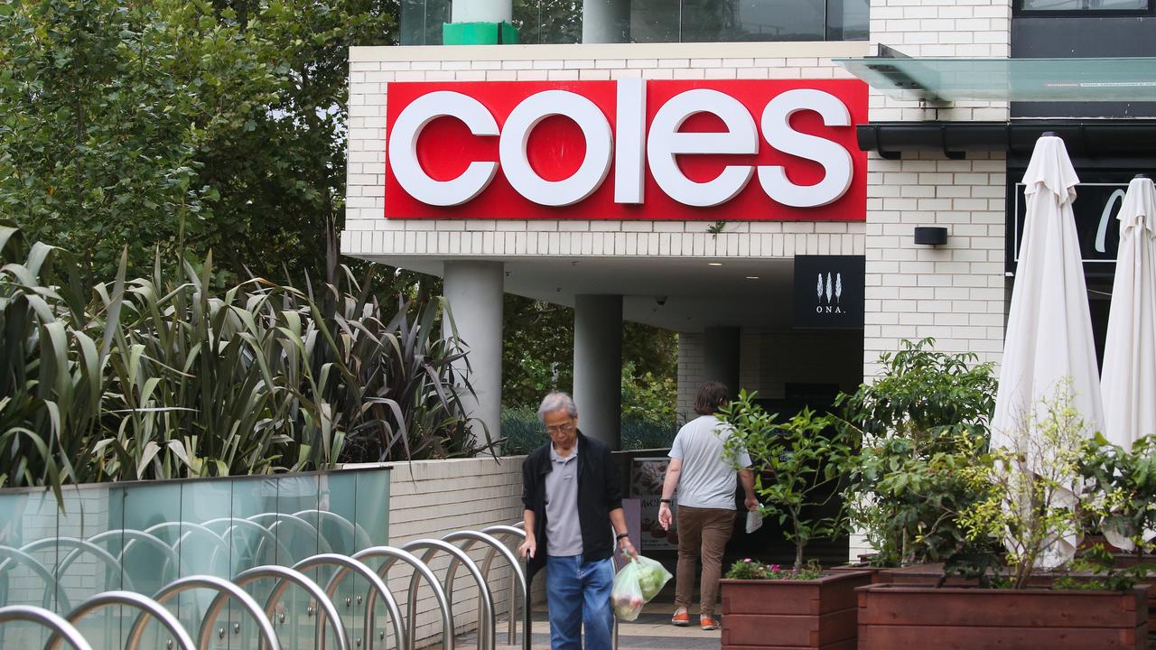 Coles posted a $1.1bn full-year profit at its most recent full-year results, while Woolworths lifted its annual profit to $1.6bn. Picture: NCA NewsWire / Gaye Gerard