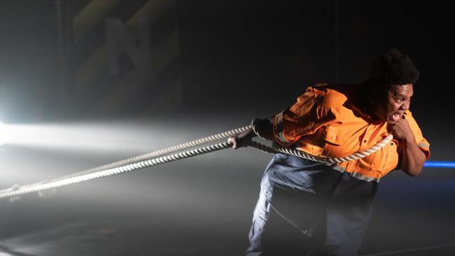 High vis hijinks in Demolition at Brisbane Festival