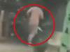 Nude jogger shocks with X-rated antics