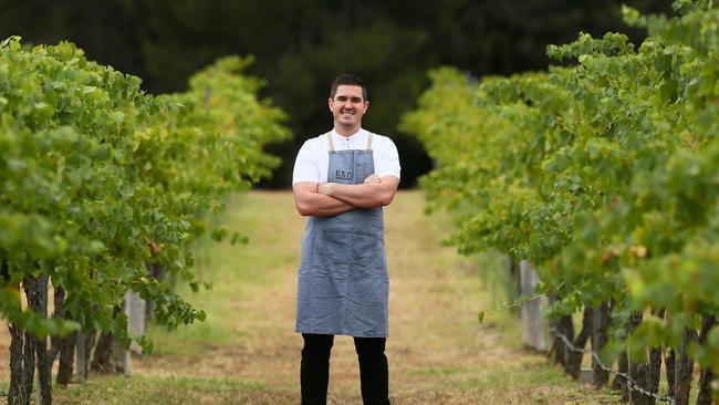 Chief/owner Frank Fawkner says Hunter Valley’s food and wine community doesn’t compete — it collaborates. Picture: Sue Graham