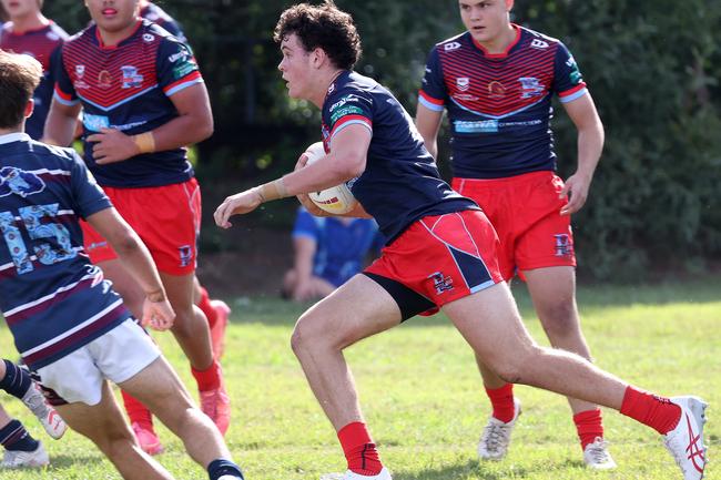Redcliffe SHS player Cody Starr. Picture: Liam Kidston
