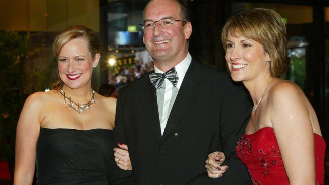 2004 Logie Awards. Melissa Doyle, David Koch and Natalie Barr.