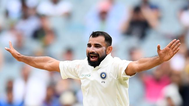 Mohammed Shami and his fellow quicks broke a 34-year-old record in 2018. Picture: Getty