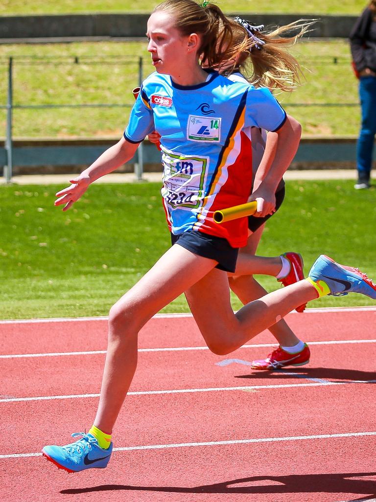 SA Little Legend Marielle Burns, 15, from the Coastal Districts Little Athletics Club, has been involved in Little Athletics for 10 years. She was U12 60m hurdles state champion and has won numerous state medals. A young athlete worth watching. Picture: Supplied.