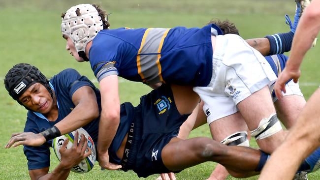 GPS first XV rugby between Churchie and Brisbane Grammar School. Saturday September 3, 2022. Picture, John Gass