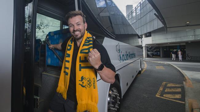 The Director of Sporting Globe Mark Vigus will be running buses to Robina Stadium when the Subway SoccerooÃ&#149;s take on Bahrain on Thursday September 5. Picture: Glenn Campbell