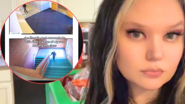 School principal sends mum ‘stalking’ snapshots of her son