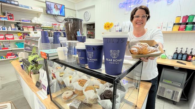 Shay Linton has taken over her parents’ newsagency with husband Ken. Since installing a coffee corner, they're attracting heaps of new customers.