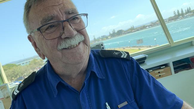 Dennis Travers from Forster Tuncurry Marine Rescue. Picture: Janine Watson