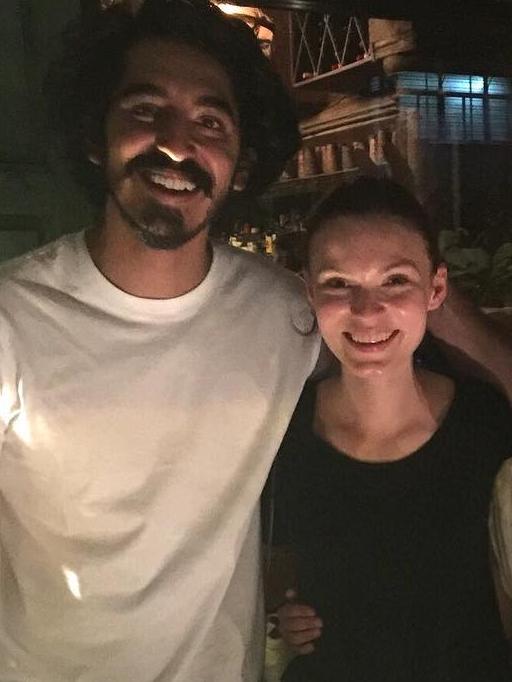 Dev Patel with Tilda Cobham-Hervey. Picture: Instagram