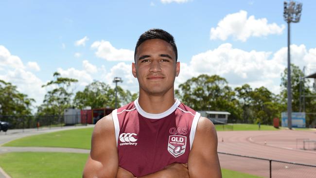 Valentine Holmes has apologised for breaking curfew in the Qld camp which has led to a 12 month ban from Origin.