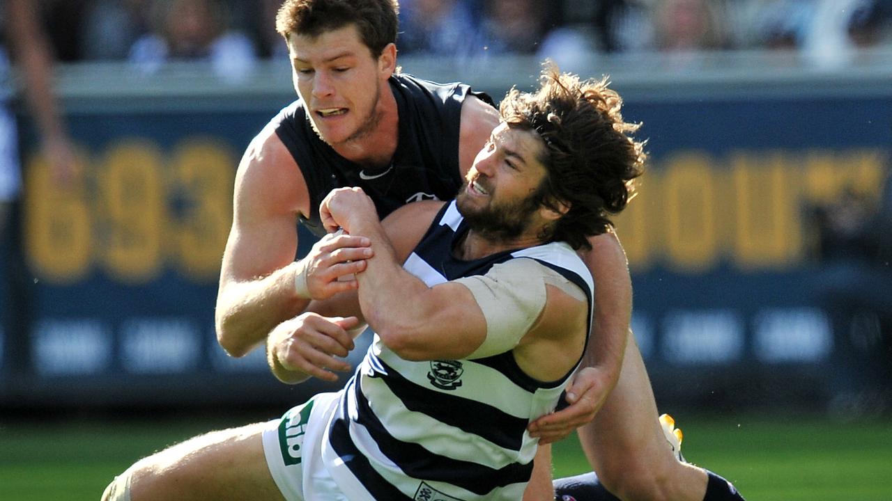 Max Rooke in his playing days with Geelong.