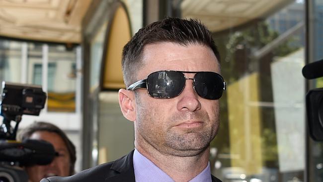 Patrick Nealon arrives at the Downing Centre Court in Sydney in 2019. Picture: AAP