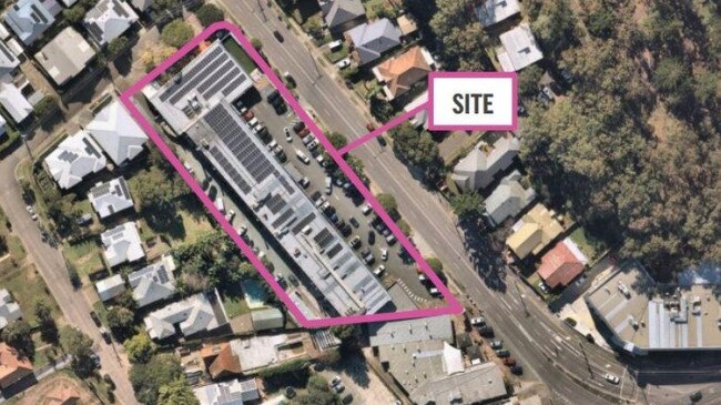 An aerial view of the Baroona Rd site.