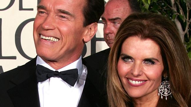 BEVERLY HILLS, CA - FILE: Governor Arnold Schwarzenegger and wife Maria Shriver arrive at the 62nd Annual Golden Globe Awards at the Beverly Hilton Hotel January 16, 2005 in Beverly Hills, California. The couple have announced their seperation after 25 years of marriage. (Photo by Carlo Allegri/Getty Images)