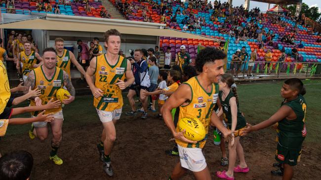 2023-24 NTFL Men's Grand Final between Nightcliff and St Mary's. Picture: Pema Tamang Pakhrin