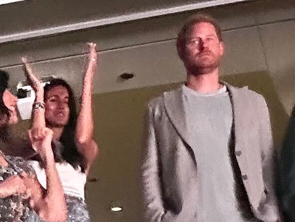 Prince Harry and Meghan Markle at Beyonce concert. Picture: Twitter