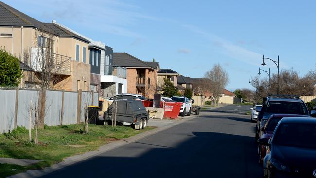 A man allegedly posted videos to Snapchat while the terrifying incident in Hopetoun Green, Caroline Springs was unfolding. Picture: NewsWire / Andrew Henshaw