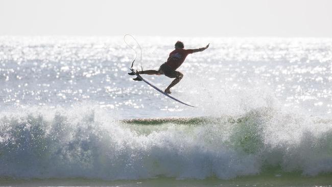 With a world-class air game, Sunshine Coast surfer Reef Heazlewood took out this season’s QS. Photo: WSL/Cait Miers.